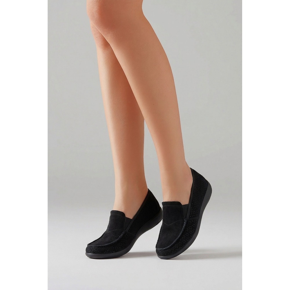 Revitalign Siesta Star Black Slip On Loafers RV1186BLK080 Womens 8B Orthotic - Picture 9 of 9